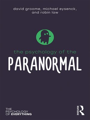 cover image of The Psychology of the Paranormal